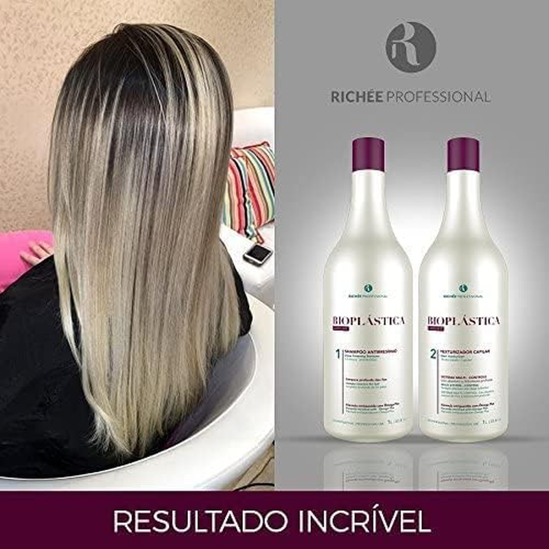 Rich&atilde;&fnof;&copy;E Professional Biopl&atilde;&fnof;&iexcl;Stica Capilar 2X 1000 Ml without Damages to the Hair Fiber | Hair Alignment, 33.8 Fl.Oz. image number 1