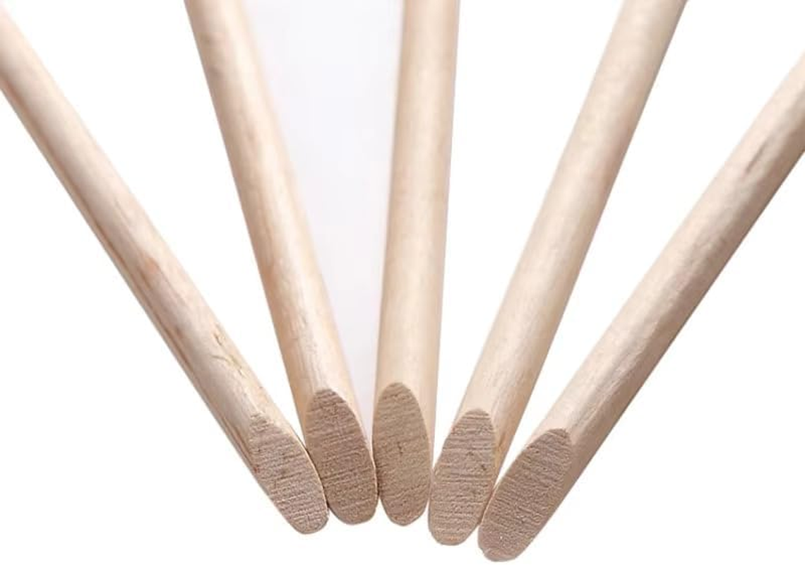 100 Pieces Orange Wooden Nail Sticks - Double-Ended Cuticle Pushers, Nail Cleaners, and Nail Art Tools for Manicure, Pedicure, Gel Polish Removal - Multi-Purpose Professional and Home Use image number 1