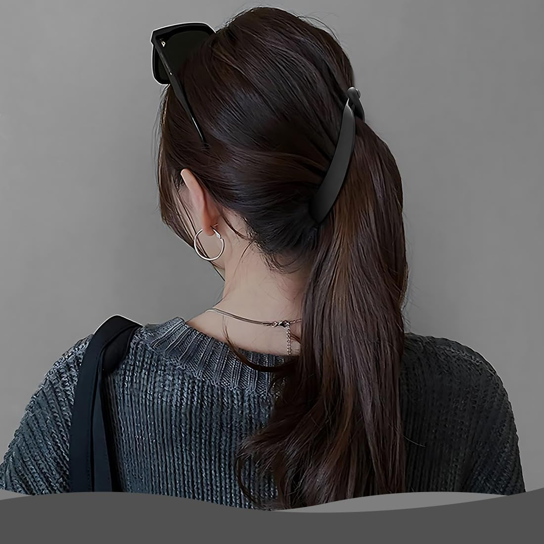 PHCOZY Pack of 6 Banana Hair Clips, Vintage Banana Hair Clips, Fish Clips for Long Hair, Banana Clips, Comb Fish Clips, Banana Hair Comb for Women and Girls image number 1