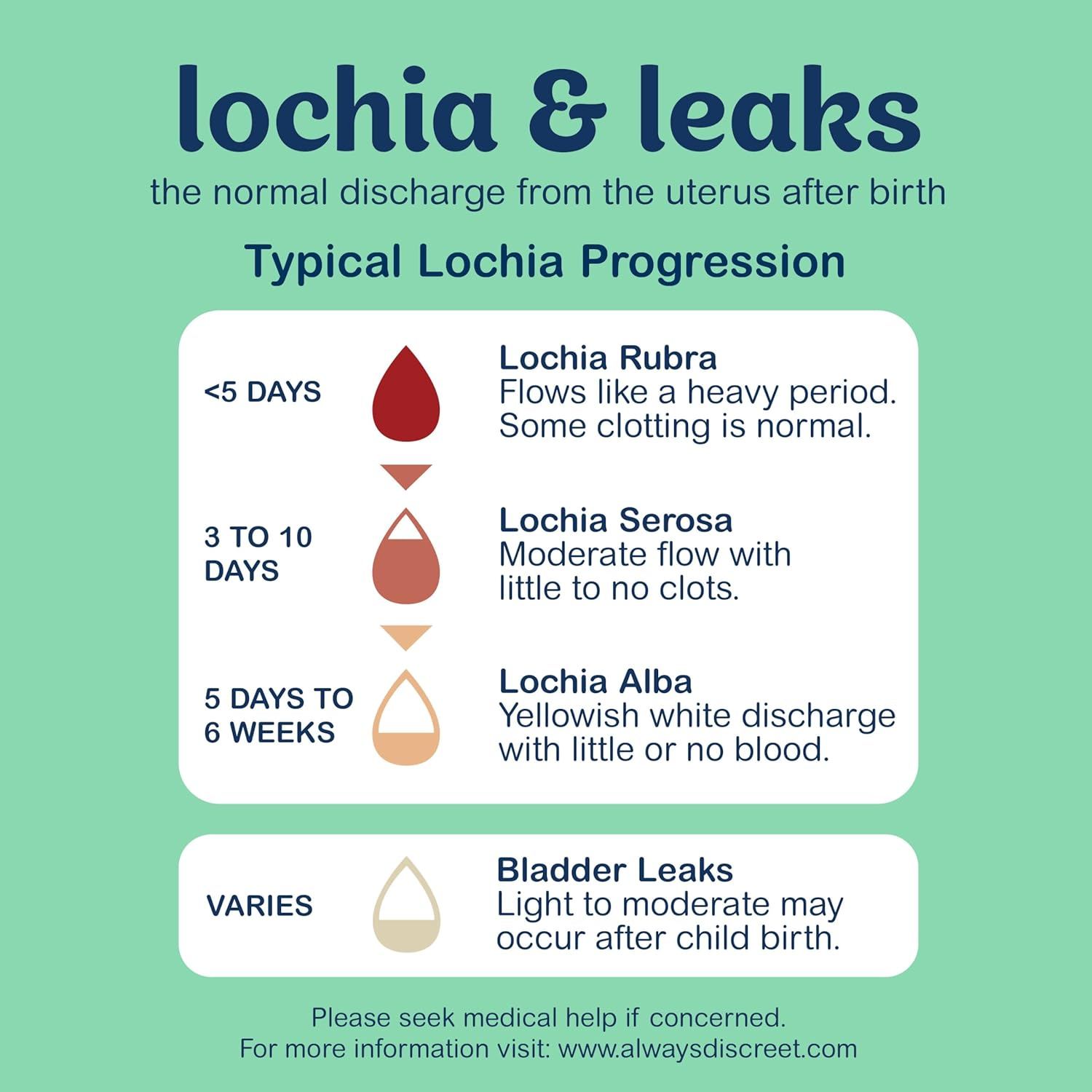 Always Discreet Postpartum and Adult Incontinence Underwear for Women, Size S/M, Maximum Protection, 16 CT image number 5