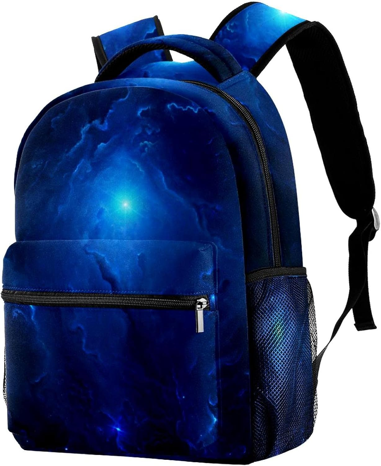 Blue Nebula Star Backpack Students Shoulder Bags Travel Bag College School Tote Backpacks