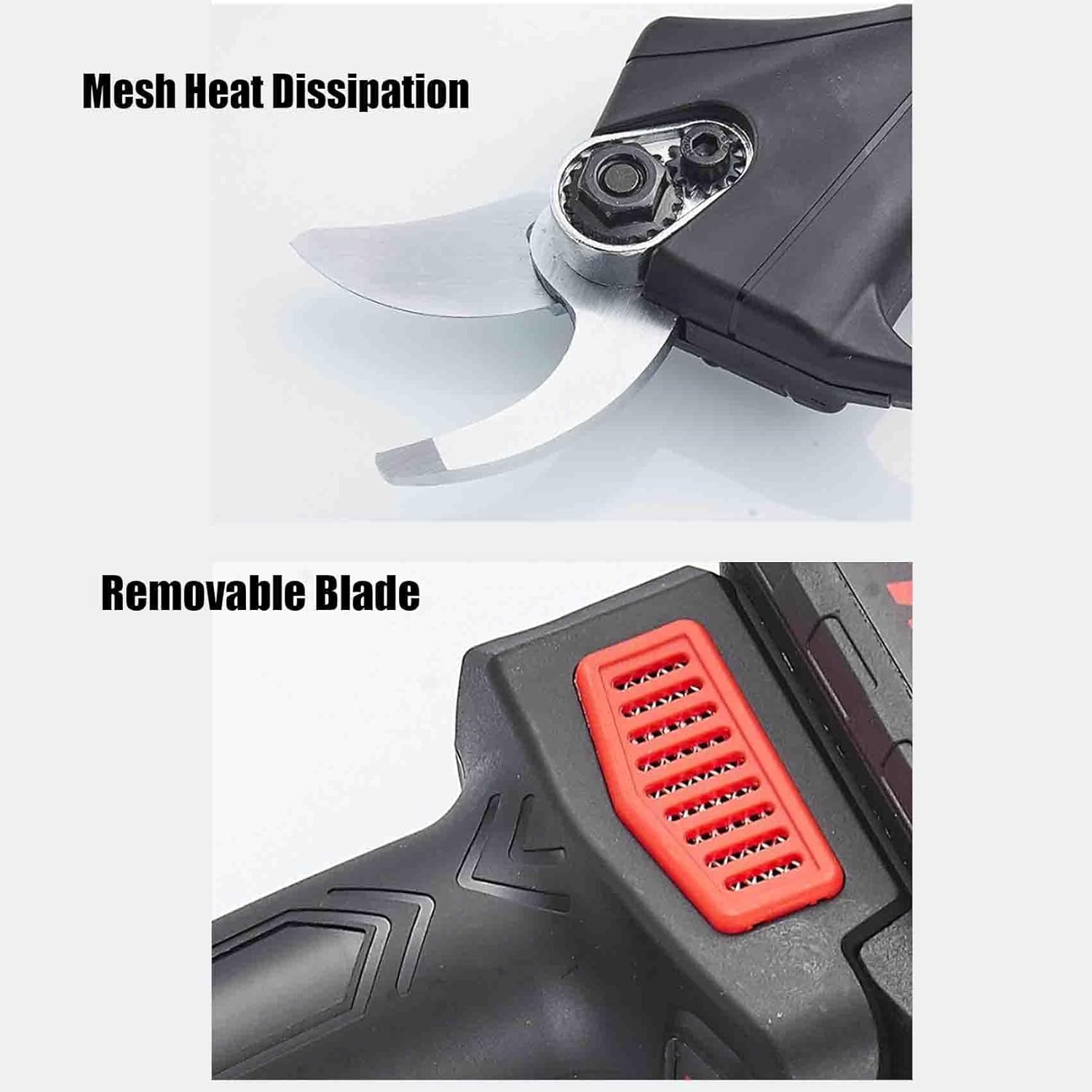 Tacsaw Power Shears,2025 Upgraded Electric Pruning Shears for Gardening,1.2" Cutting Diameter Cordless Pruner for Gardening, through Every Cut with Ease,For Trees,Shrubs & Landscaping (1 * Battery) image number 6