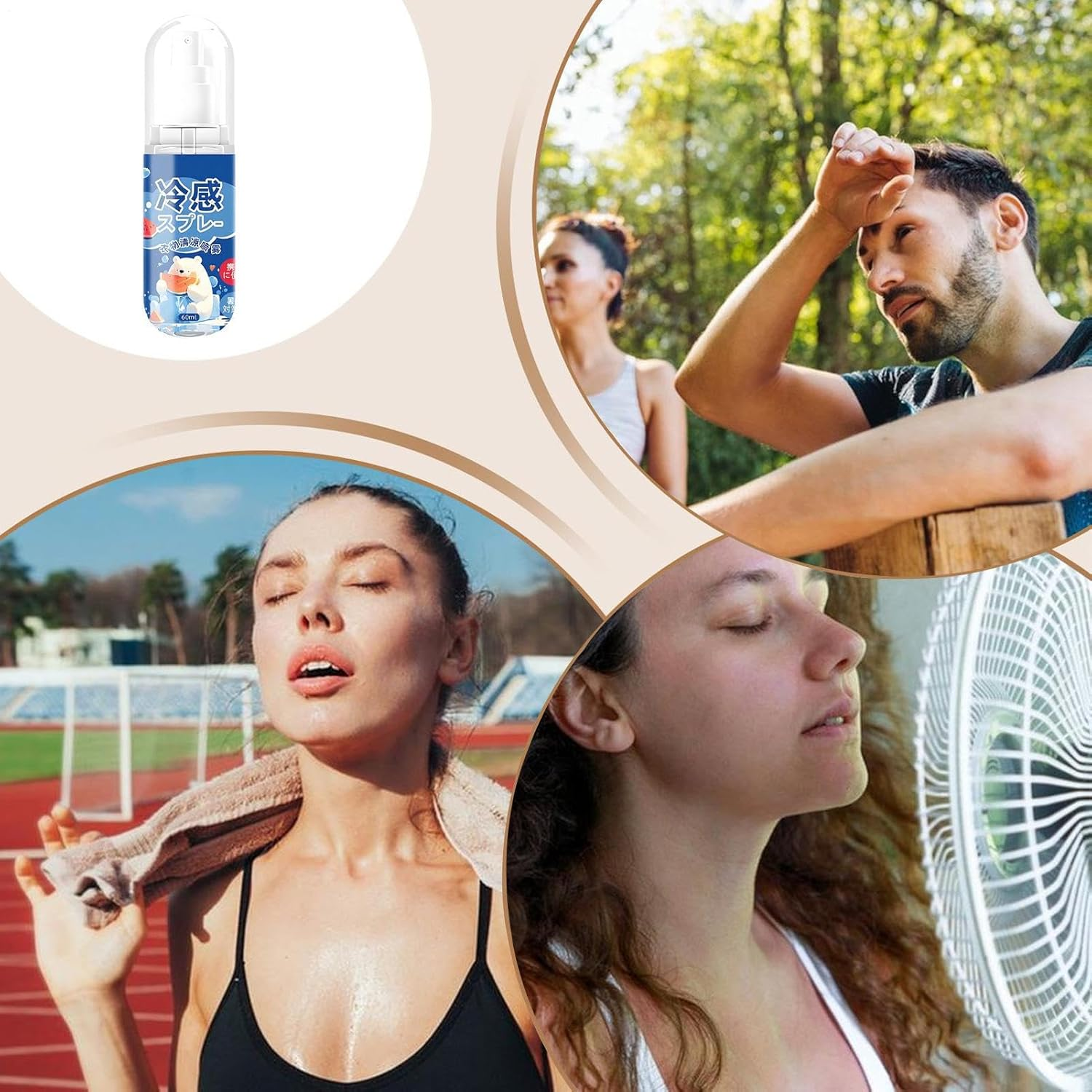 Hydrating & Cool Body Spray - Refreshing Body Mist for Women | Moisturizing Refreshing Relieving Long Lasting Mist for Hot Days Travel Summer Weather image number 6