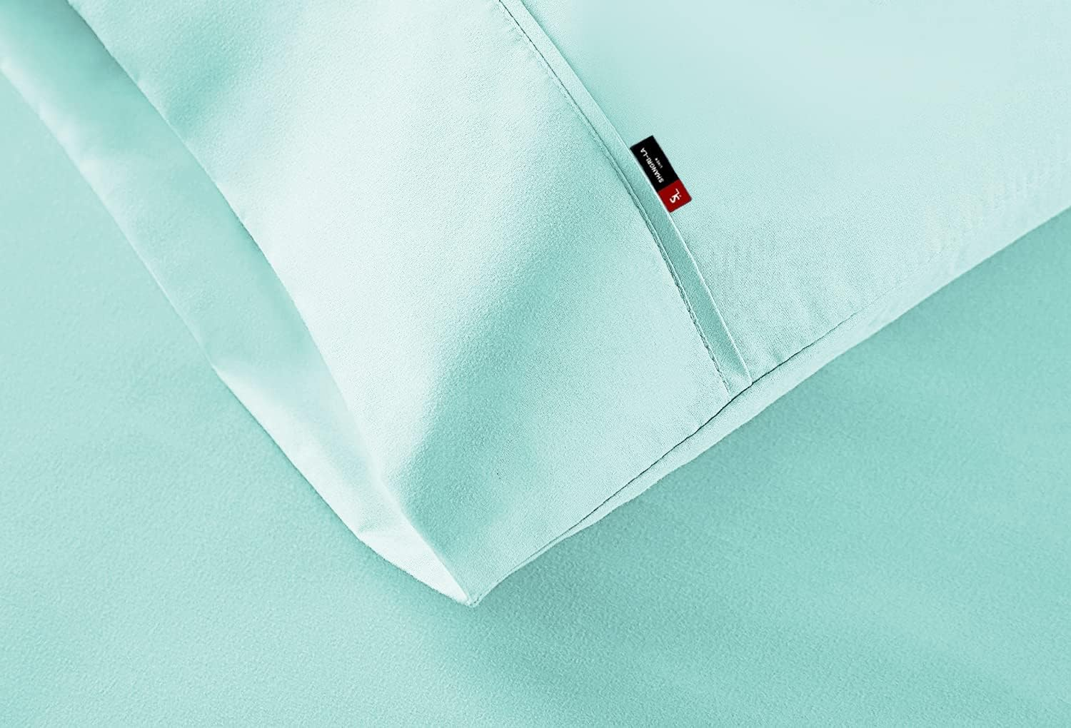 Kingtex 1800 Thread Count Ultrasoft Sheet Set, Double, Aqua image number 1