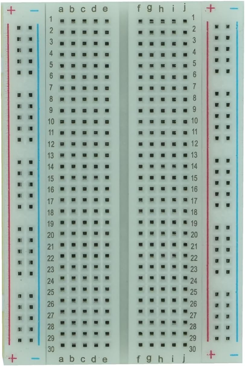 DIGISHUO 5Pcs 400 Ties Mini Solderless Breadboard Universal 400 Contacts Solderless Breadboard 400 Points Prototyping Shield for Electronics Testig DIY