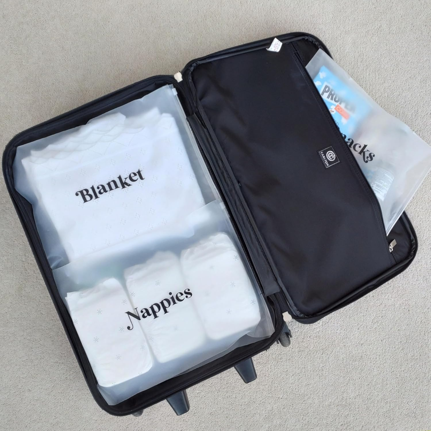 21X Baby Hospital Maternity Organiser Bags Essentials | Baby Shower | Mum to Be | Labor & Delivery Bag Labels image number 3