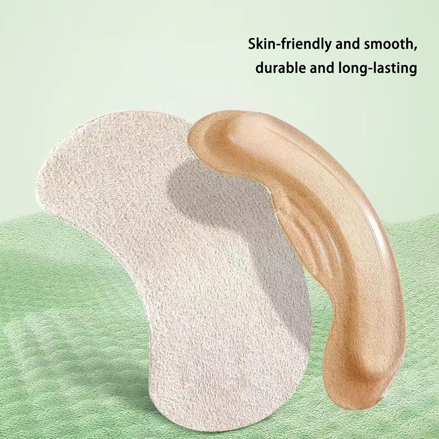 Heel Grips for Shoes Too Big anti Slip Heel Pads 2 Pairs for Women Men Prevent Blisters and Rubbing Comfort Fit （Beige） image number 4