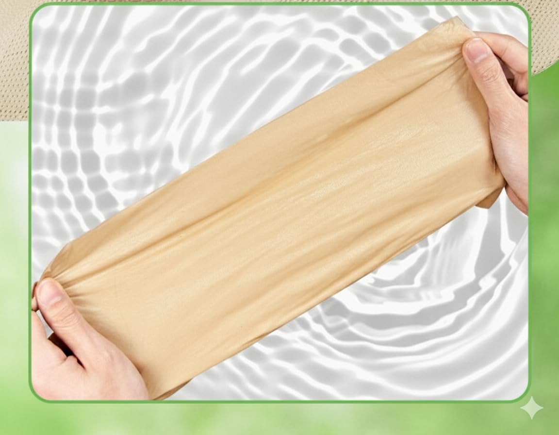 Blueguan Paper Towel 100% Natural Bambo Toilet Paper for Hanging Kitchen Towels and Everyday Use 1000 Sheets 4-Ply Cleaning Wipes Hand Tissues Big Size Roll Flexible Absorbent image number 1