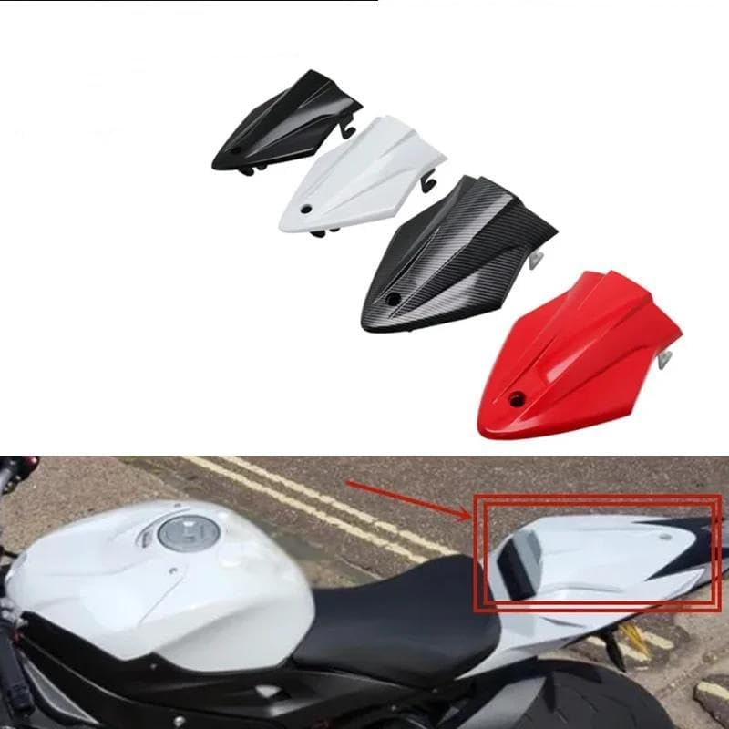 For B&MW S1000RR 2015-2018 S1000R 2014-2018 Motorcycle Rear Passenger Pillion Seat Cowl Cover Fairing Motorcycle Rear Passenger Pillion Seat Cowl(Red) - Red image number 3