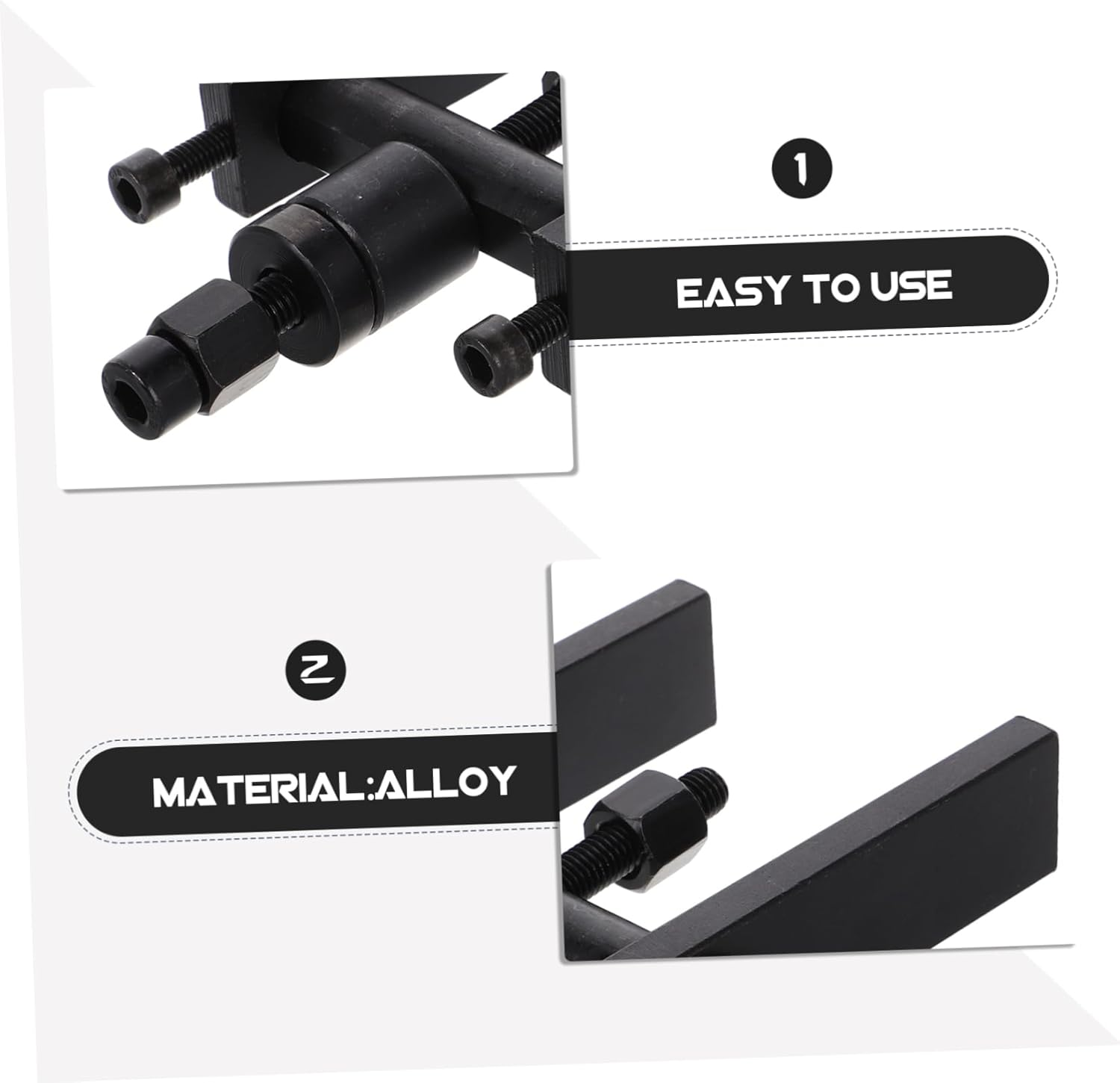 PENIKOKO Jaw Motorcycle Bearing Puller Kit Wheel Bearing Removal Tool Steering Wheel Puller Heavy Extractor Automotive Accessories image number 5