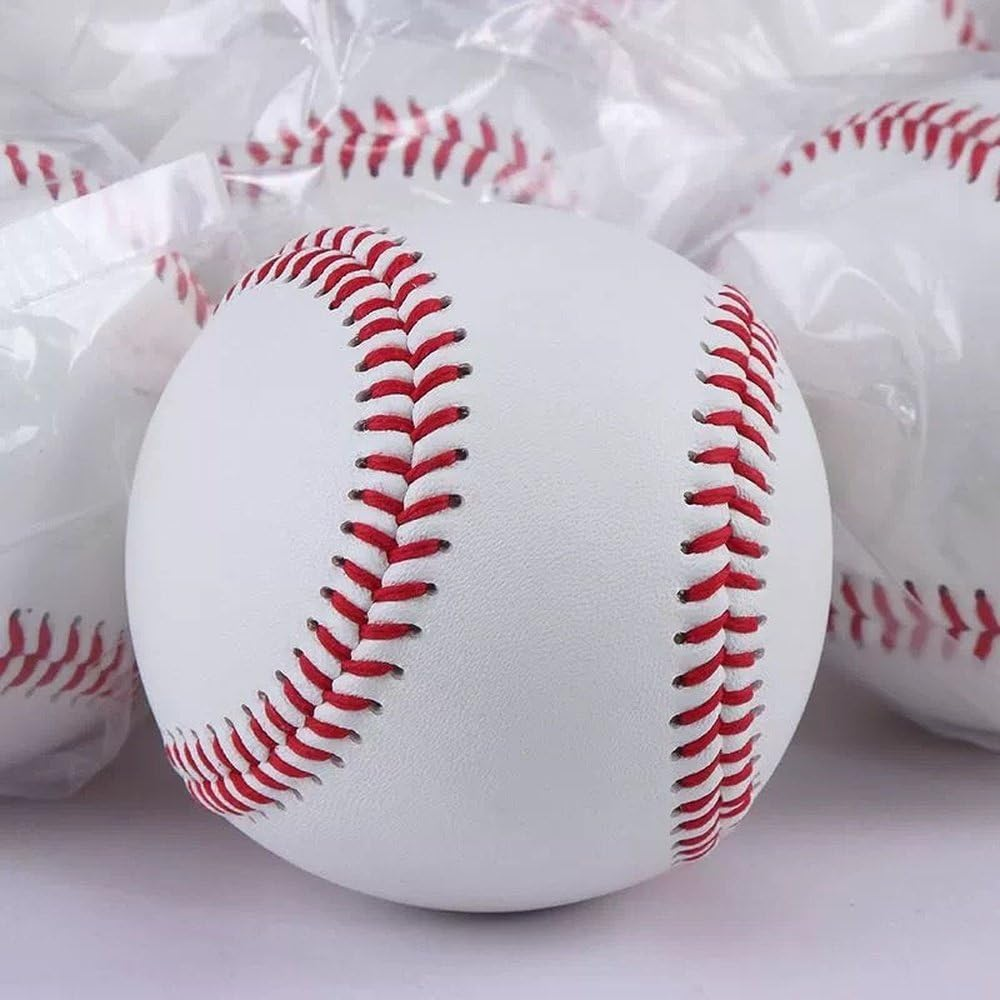 SPP Official Size Baseball Professional Baseballs Regulation Size and Weight, Durable Full-Grain Leather, Perfect for Training and Competitive image number 5