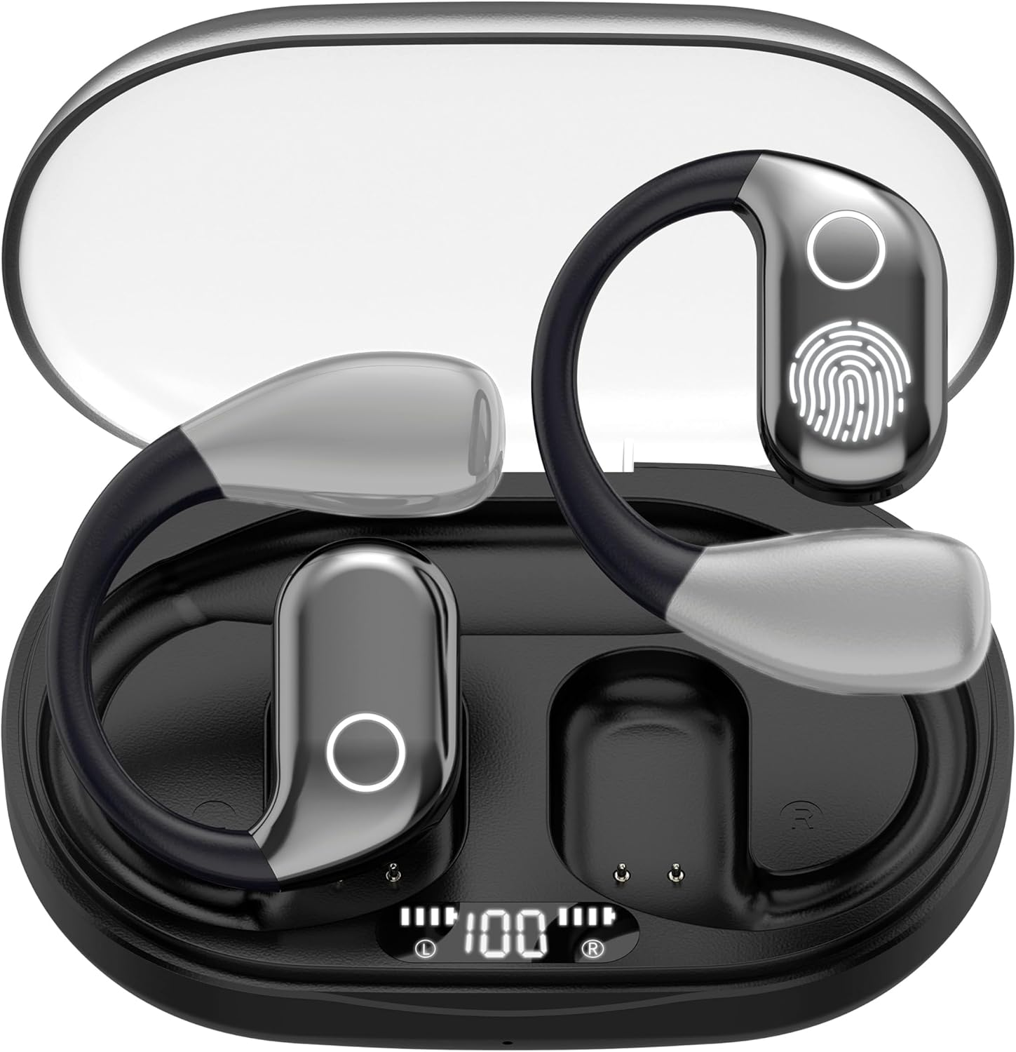 Language Translation Earbuds, Real Time Two Way, Wireless Bluetooth, Support 75 National Language Instant Voice Translat, HD Sound, Long Battery Life, Translator Earphone Ideal for Travel and Business image number 3