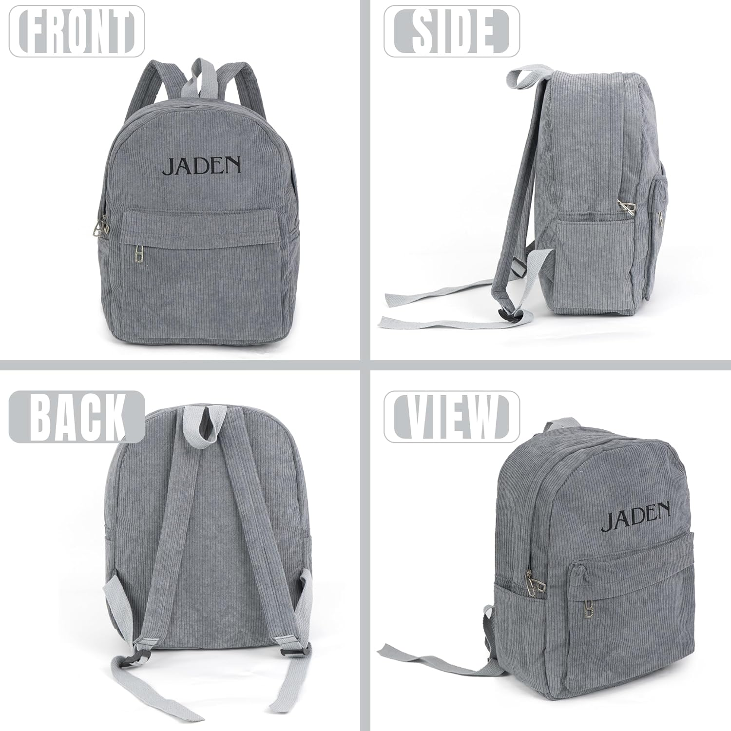 MT WORLD Corduroy Backpack,Personalized College Backpack,Vintage Bag,Casual Daypack,Lightweight Daypack,Laptop Backpacks