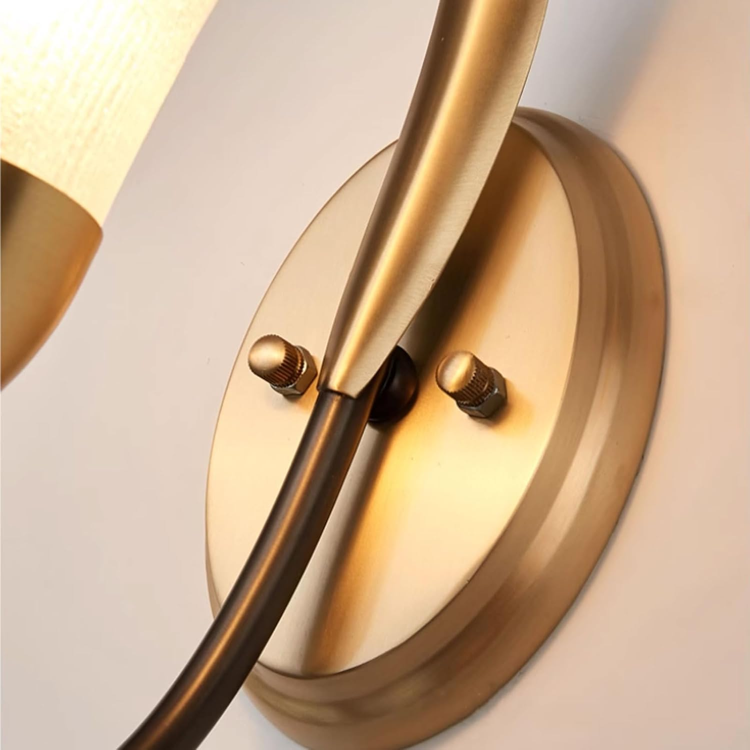 Wall Sconce Light Home Entrance Glass Shade Lighting Fixtures Vintage Brass Bathroom Vanity Wall Lamp with E14*1 Light Wall Lighting image number 2