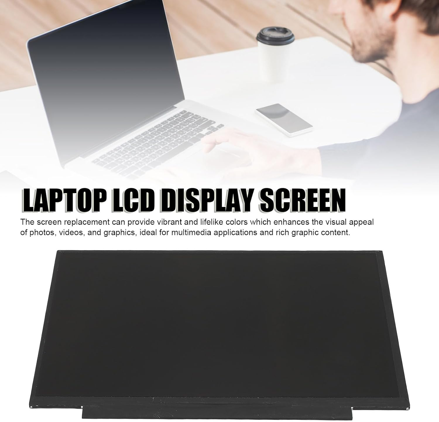 11.6 Inch LCD Display Screen Replacement 1366 X 768 HD Vivid Color, Energy Saving, for Multimedia Applications and Long Term Use