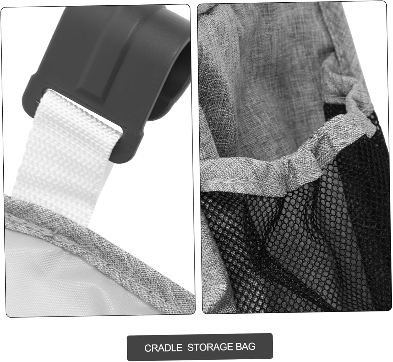 Diaper Storage Bag Bed Organizer Cradle Hanging Bag Nursery Storage Diaper Hanging Pouch for Essentials