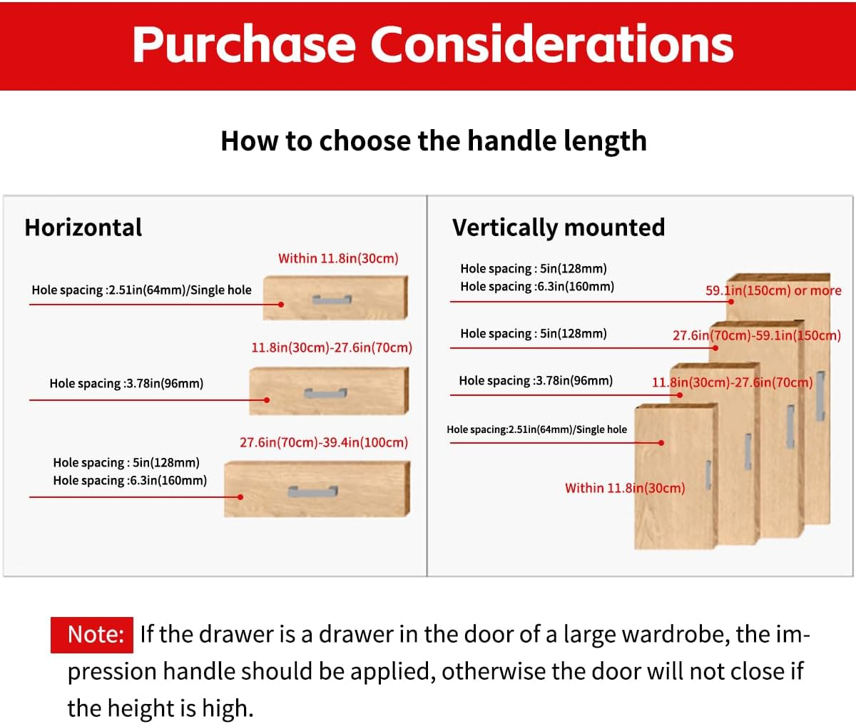 AIMALL European Style Solid Brass Cabinet Handles Drawer Pull Knob for Wardrobe Door with Brushed Brass Finish image number 4