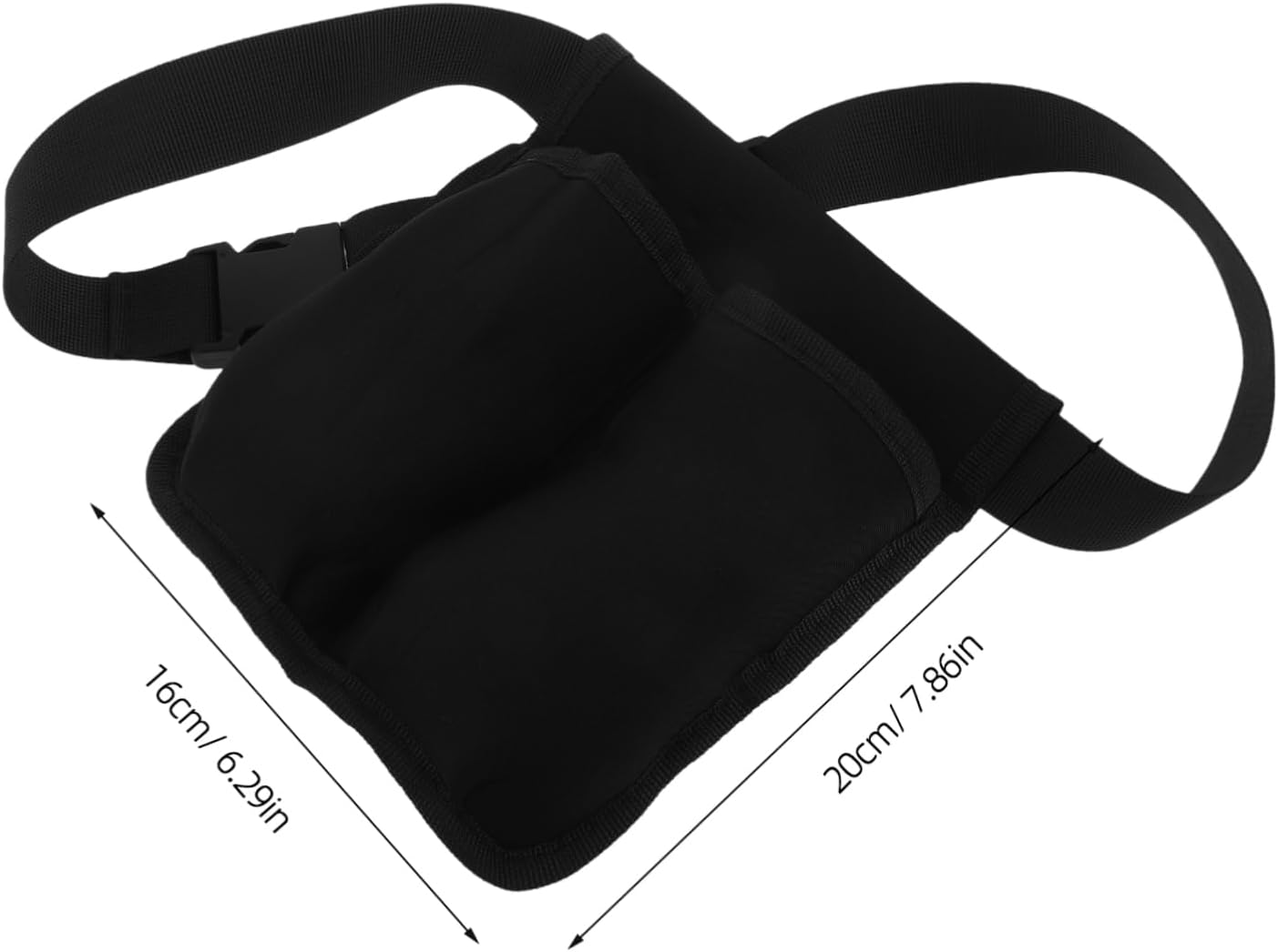 Gogogmee Essential Oil Storage Waist Bag Adjustable Belt Organizer for Massage Oils Dual Pocket Design for Therapists Home and Travel Durable and Protective image number 5