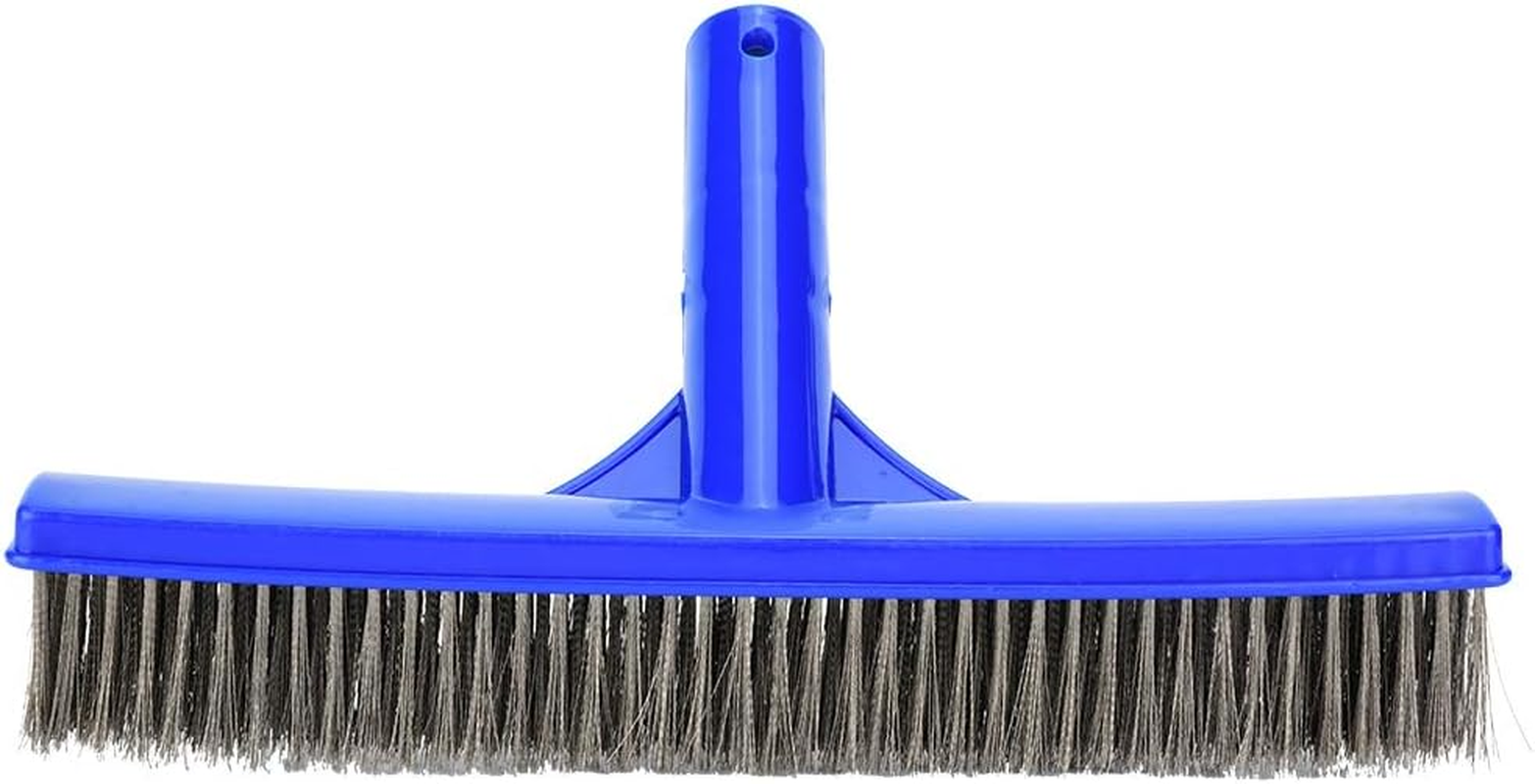 Pool Brush, Swimming Pool Wall Brush with High Density Steel Wire Bristles and 45 Degree Angled Handle for Effective Dirt Removal in Spa Pond Cleaning image number 4