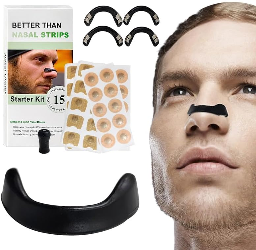 Nasal Strips anti Snoring Nasal Strips Breathe Better Good Sleeping Nasal Pads Comfortable Anti-Snoring Equipment for Hotel, Home, Business Trip, Car, and Travel image number 1