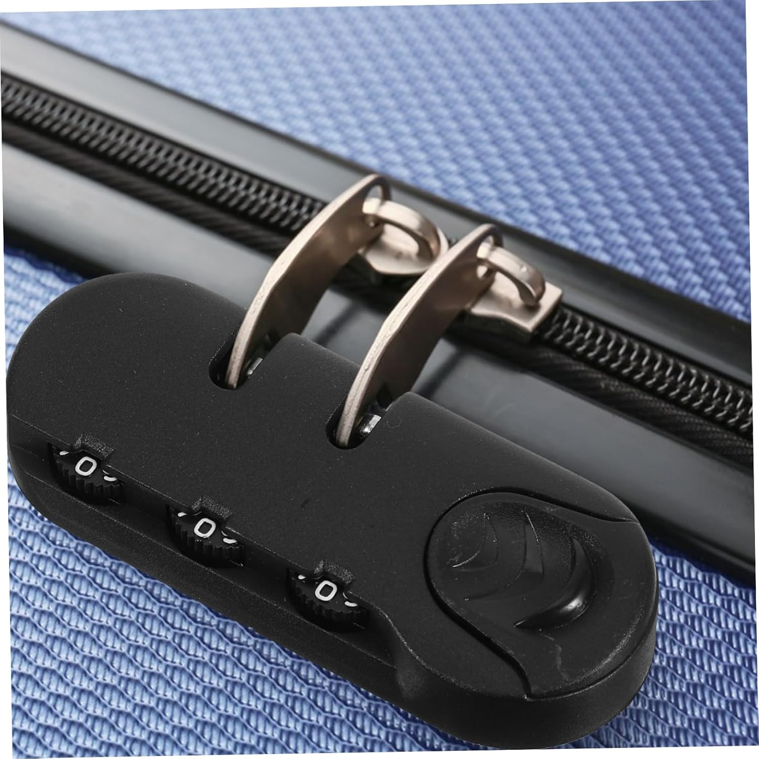 DIKACA 3Pcs Backpack Theft Lock with Combination Password Lock for Luggage Suitcase and Travel Bags and Easy to Use for Business Trips image number 4