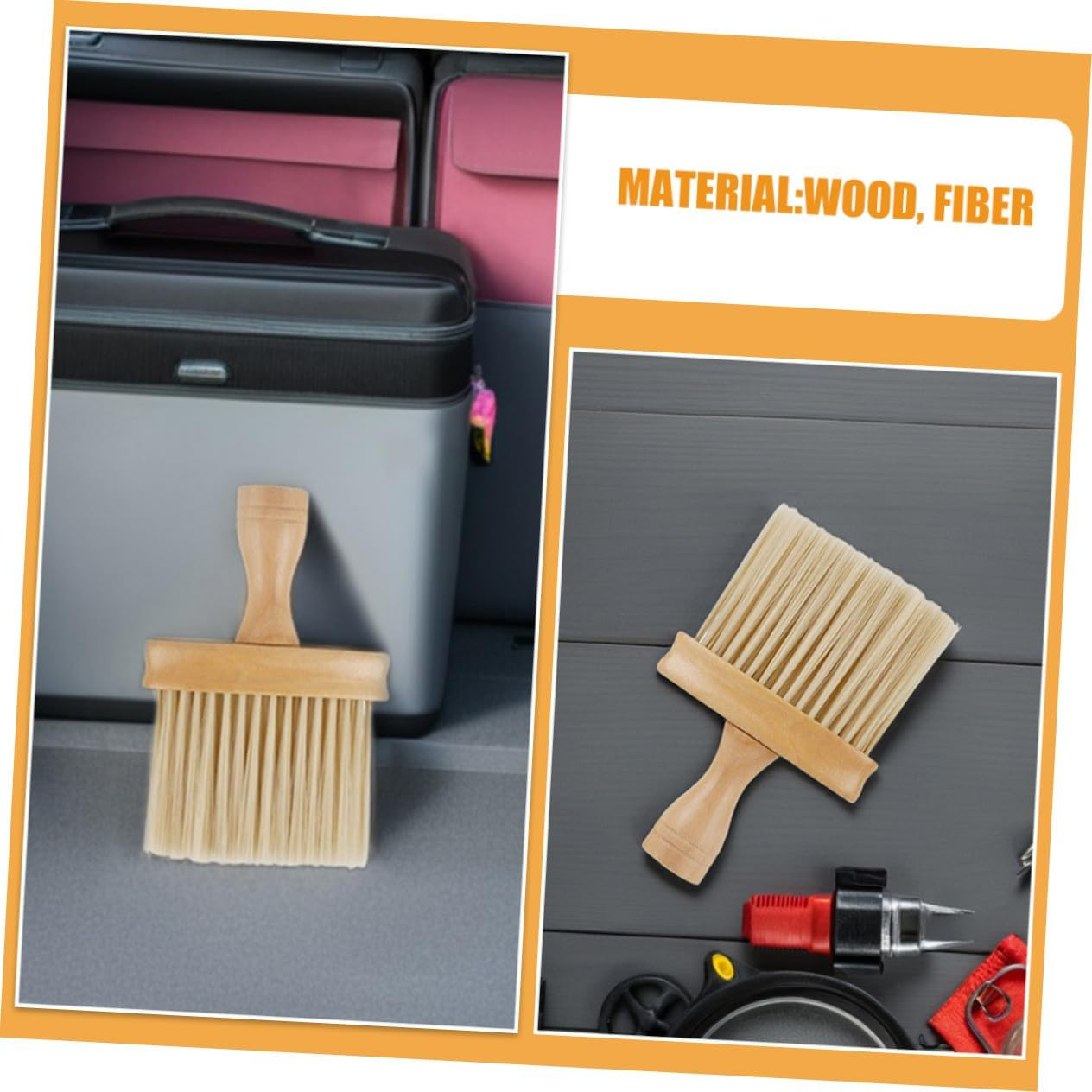 VALICLUD 3Pcs Car Air Vent Cleaning Brushes Soft Bristles for Automotive Interior Detailing Car Air Conditioner Vent Cleaner for Dashboard and Door Slots Cleaning