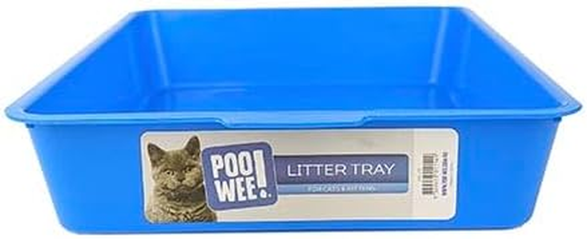 POOWEE! Plain Cat Litter Pan Large, 42X31X8Cm, Random Colour &ndash; Low-Sided Open Tray for Easy Access, Ideal for Kittens & Cats, Easy-Clean Plastic, Aussie Owned, Single Tray Included - Large (Pack Of 2), Colour Will Be Randomly Selected. image number 4