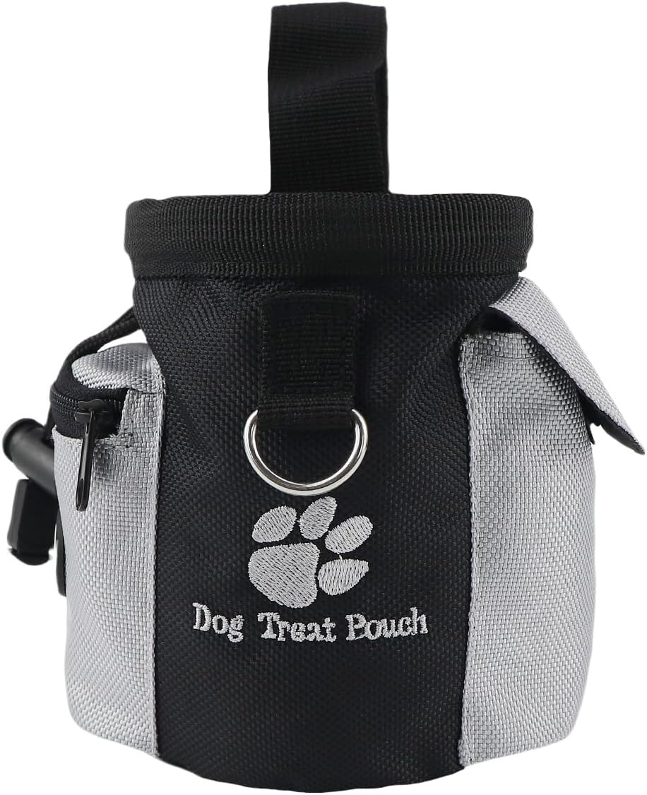 FERCAISH Treat Bag for Dogs, Food Bag for Dogs, Dog Training Oxford Bag, Hands-Free Dog Training Bag, Clicker Dog Treat Bag with Built-In Waste Bag Dispenser image number 4