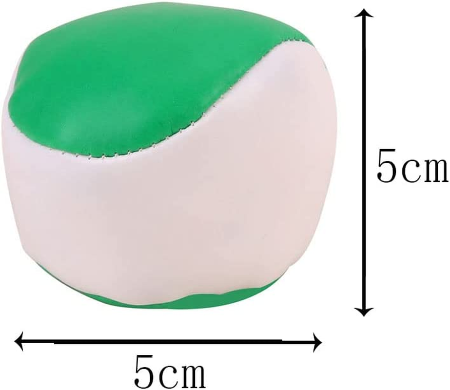 5 Packs Small Sandbag, Leather Sandbag,Throw Sandbag,Game Sandbag Ball,Kindergarten Balls Toys Throw Sandbags,Suitable for Children and Adults.(Yellow, Red, Black, Green, Blue) image number 3