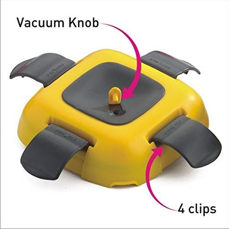 Lunch Box ~ Pinnacle Insulated Leak Proof Lunch Box for Adults and Kids - Thermal Lunch Container with New Heat Release Valve, 16 Oz - Yellow