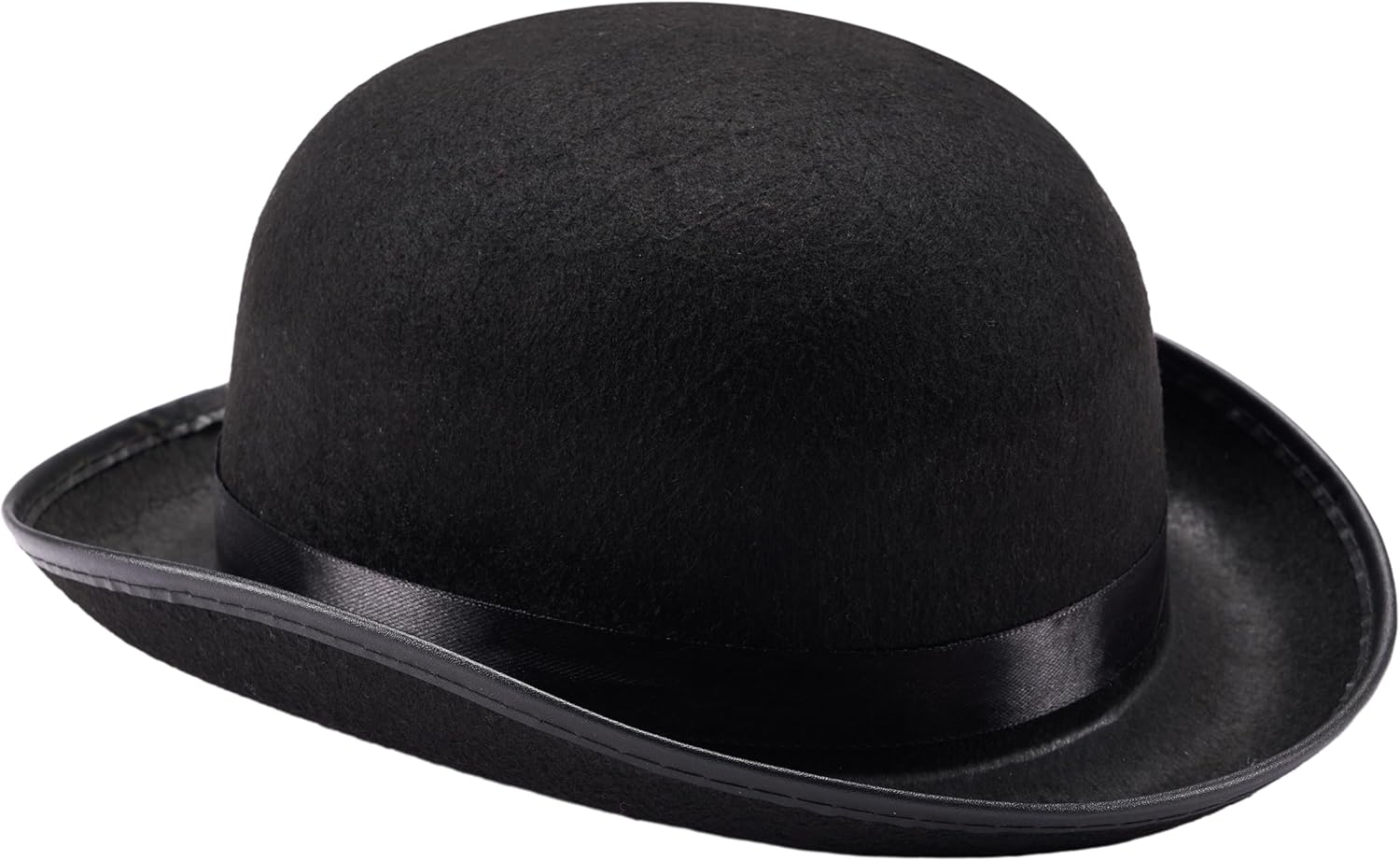 Spooktacular Creations Bowler Hat for Men, Top Derby Hats Victorian Accessory Halloween Costume Accessories for Halloween Cosplay Party image number 2
