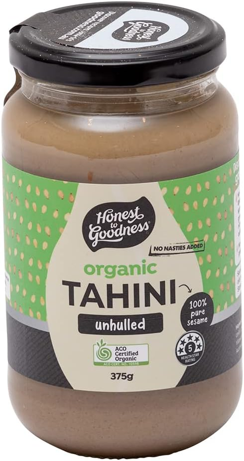Honest to Goodness, Organic Tahini Unhulled, 375G - 100% Pure, Ground, Unhulled Sesame Seeds That Have Been Lightly Toasted. Its Rich & Delightful Nutty. image number 2