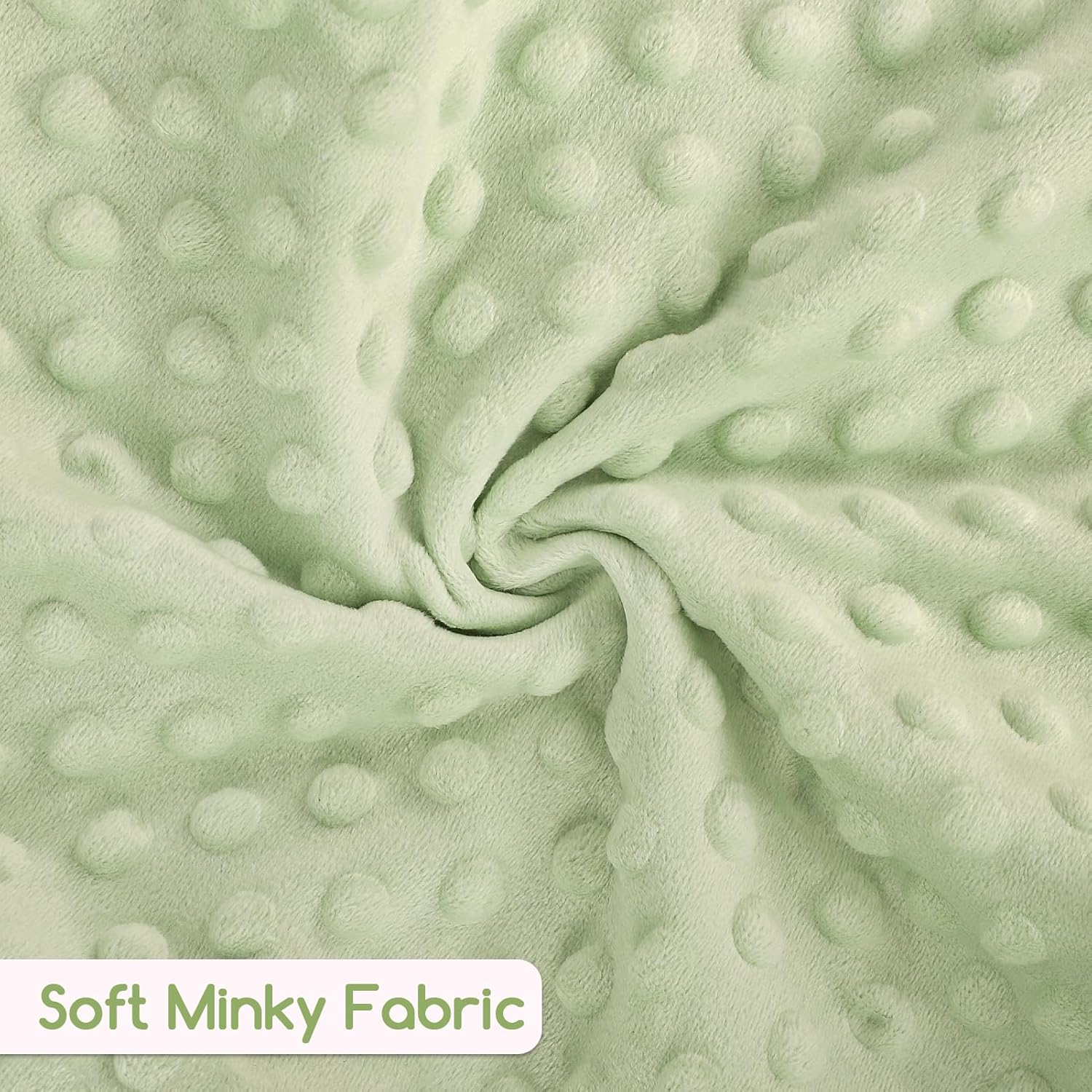 GFU Breastfeeding Pillow for Newborn with Dot Fabric Nursing Pillow Cover, Soft Comfortable Nursing Pillow for Breast Feeding and Bottle, Green - Green image number 4