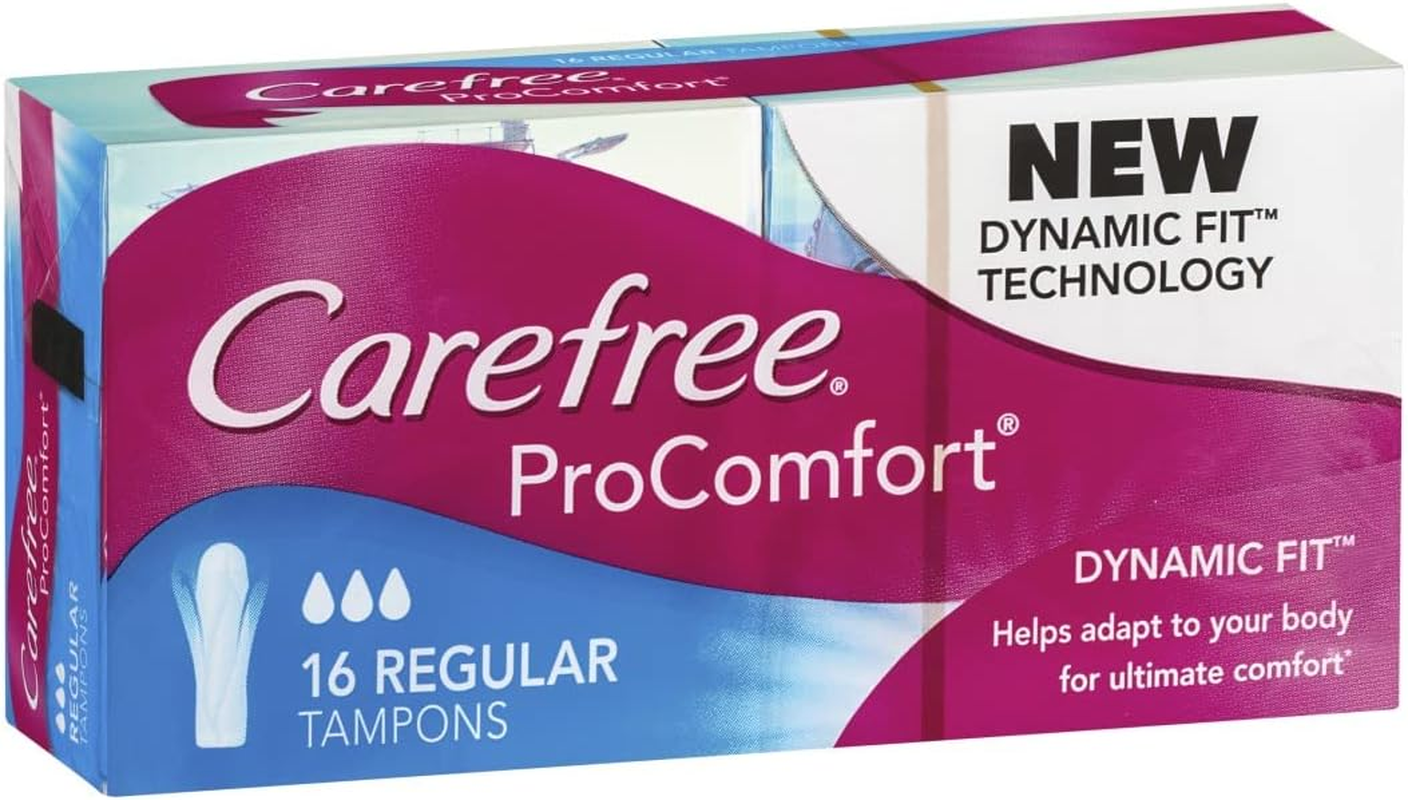 Carefree Tampons Procomfort Regular 16 image number 1