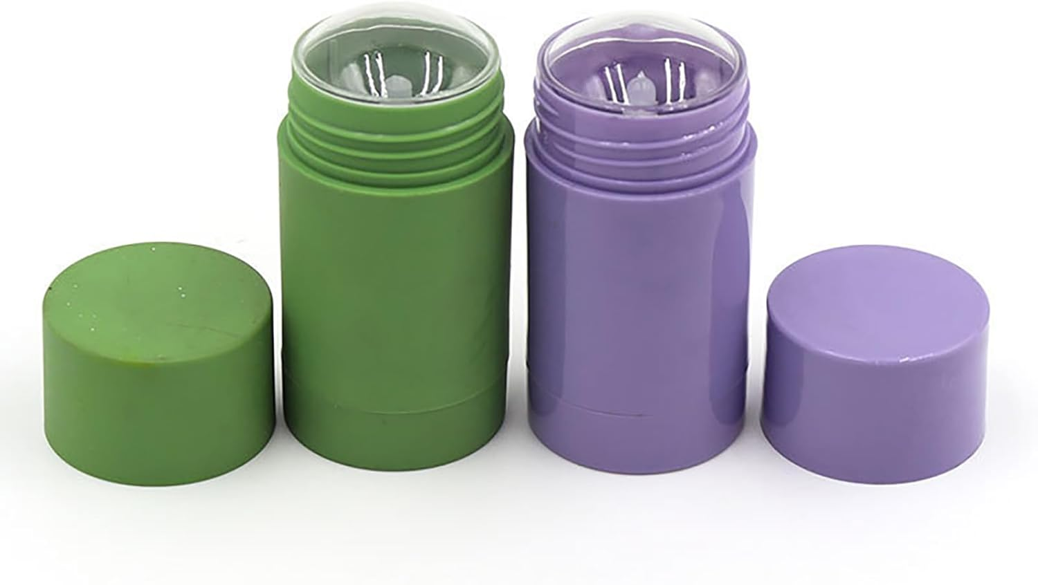 2 Pcs 40Ml Empty round Deodorant Containers Plastic Deodorant Tubes Twist up Stick Container Homemade Deodorant Dispenser image number 5