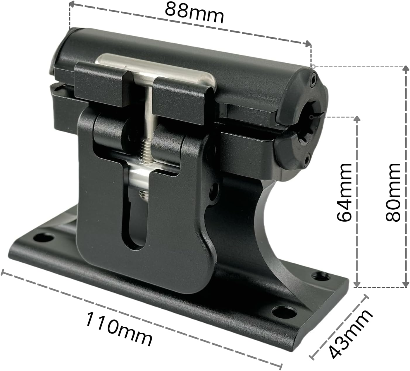 ODIER Thru Axle Bike Fork Mount Quick and Secure Mount for SUV Van and Camper image number 6