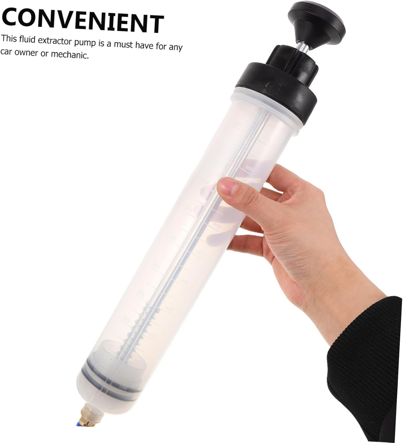 WEKADRIN 1Set Automotive Fluid Extractor Pump Manual Tool Versatile Oil Transfer Pump Fit for Various Vehicles image number 6