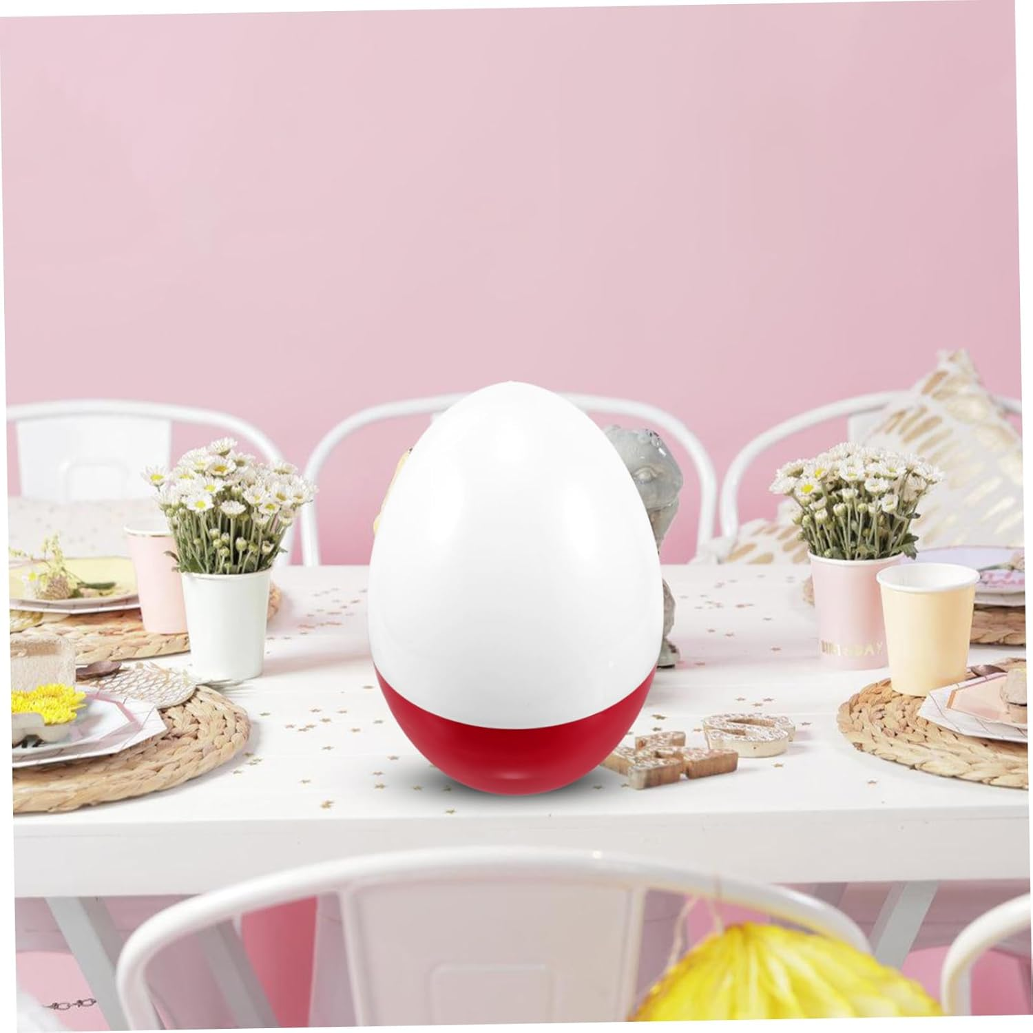 Cabilock Easter Celebration Giant Openable Plastic Egg for Girls Toys Decorations Party Favor image number 6