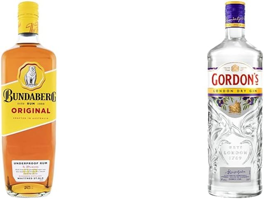 BUNDABERG up 1L & GORDONS 1L
