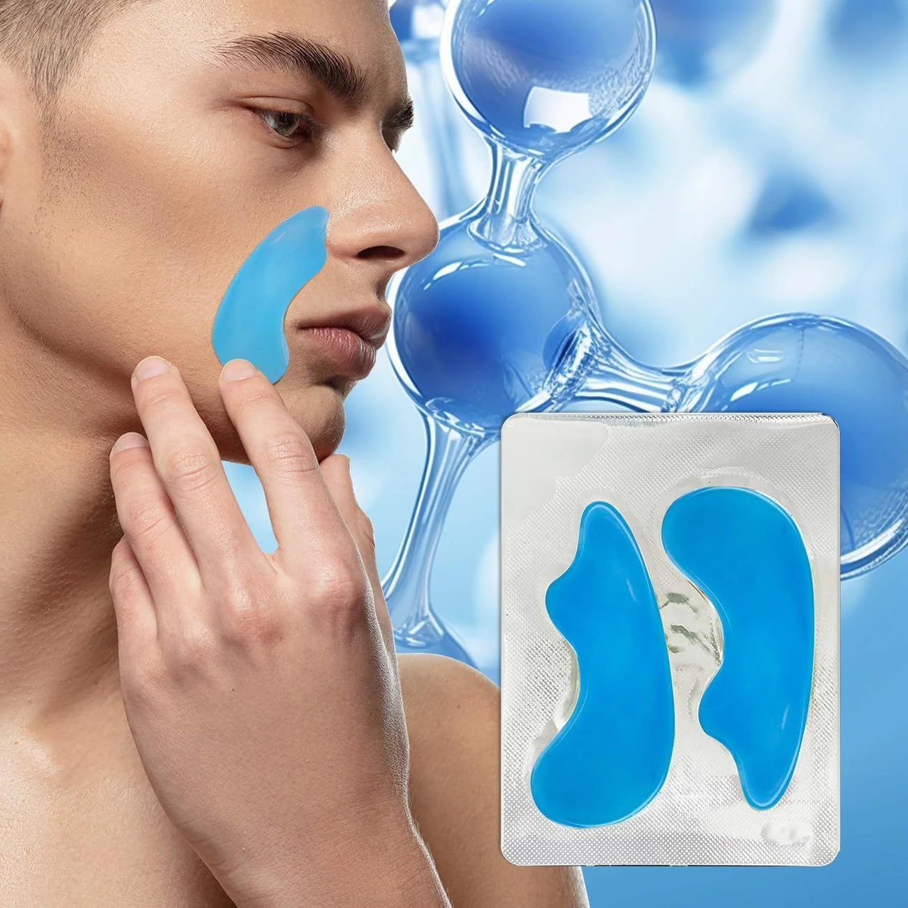 Moisturizing Nasolabial Folds Pads Skincare 10 Patches for Smile Lines Elasticity Wrinkle Reduction Women'S Cosmetics image number 6