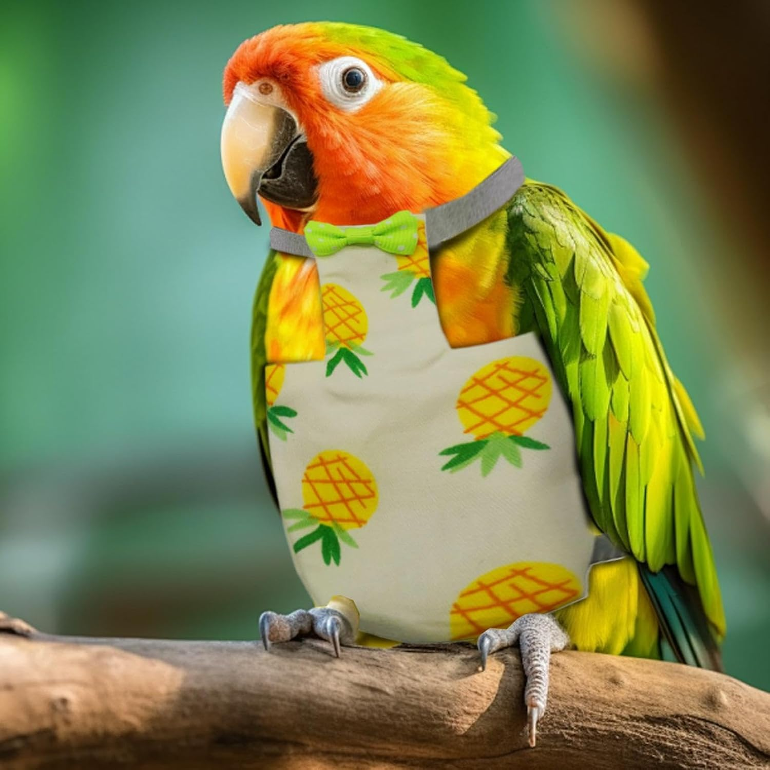 Hkuoeue Pigeon Bird Diaper | Clothes Reusable Washable Parrot Diaper | 2X Training Nappy Pet Supplies, Soft Liners Leak-Proof for Parakeet Cockatiel Macaw Pigeon image number 2