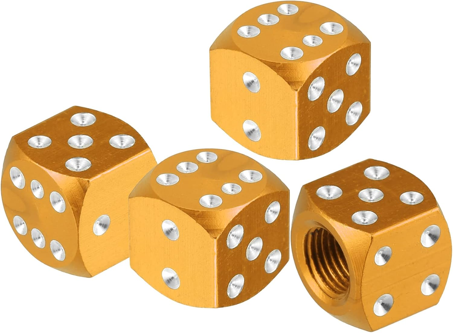 X AUTOHAUX 4Pcs Aluminium Alloy Purple Tire Valve Caps Wheel Valve Covers Dustproof for Car Truck