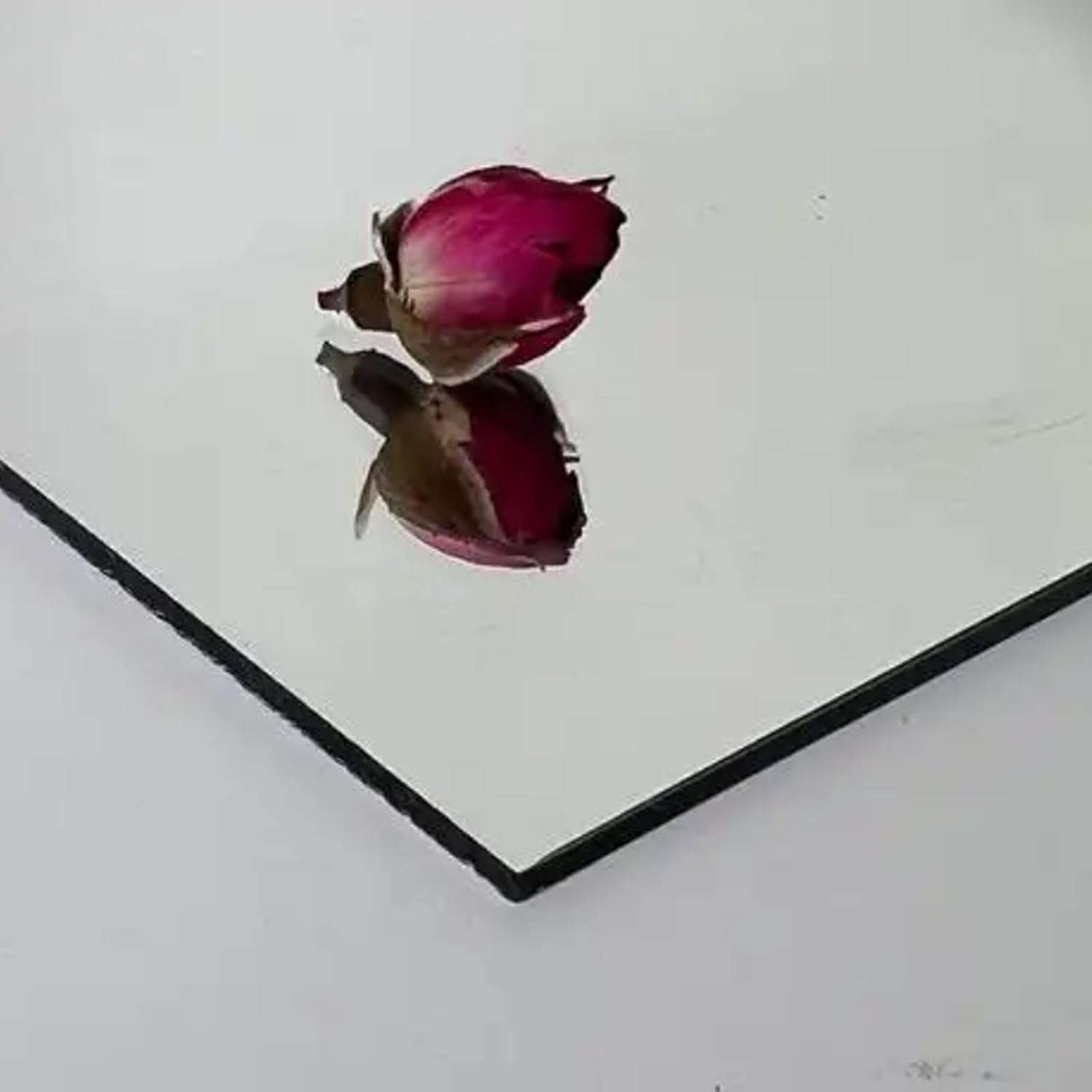 4 Pack Mirror Wall Full Length, 12X14 Inch Acrylic Mirror, Wall Mirror Full Length for Bedroom, Home Gym, Door, or Dorm, Full Body Mirror Tiles, Mirror Stickers for Walls,Mirror Sheets(Thickness 2 Mm) image number 1