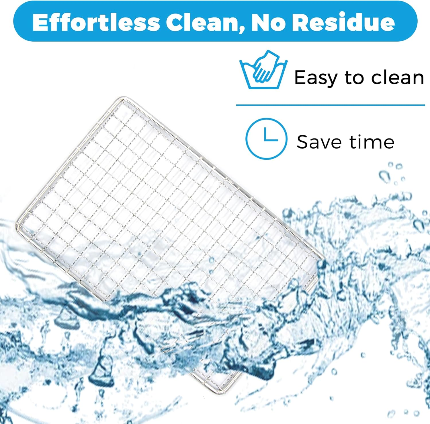 Jevnd 2Pcs Stainless Steel Bird Perches for Cage, Open-Grid Easy Clean Parrot Perch Stand, Claw-Friendly Grip Parakeet Perches Shelves, Flat Bird Platform Perch for Cockatiel, Conure, Budgie, Quaker image number 3