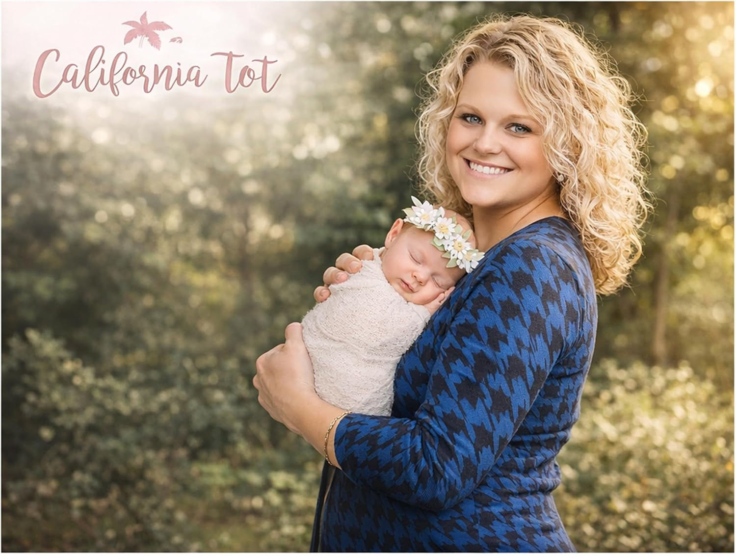 California Tot Animal Headbands with Glitter Ears & Felt Flowers for Toddlers, Girls - 3 Pack Unicorn image number 2