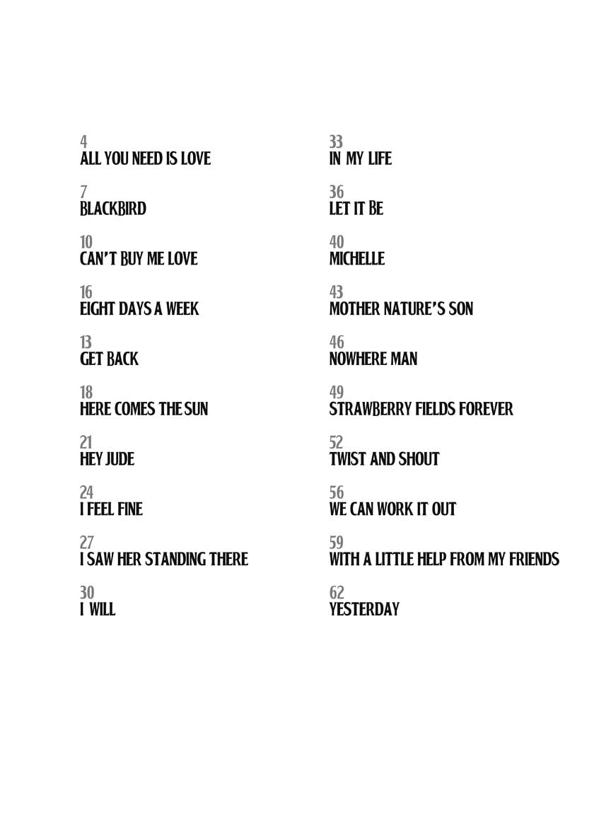 The Beatles for Solo Mandolin image number 1