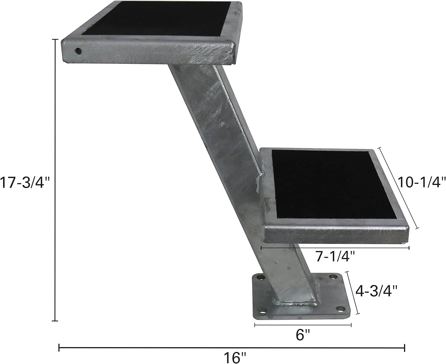 Extreme Max 3006.6812 Galvanized Trailer Tongue Step - Double image number 6