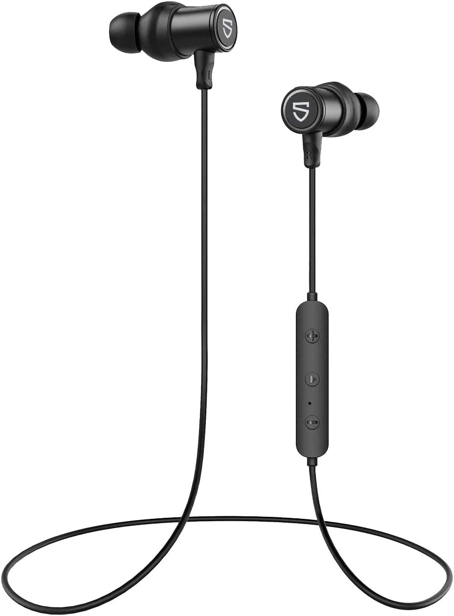 Soundpeats Q30 HD+ Bluetooth Headphones In-Ear Stereo Wireless 5.2 Magnetic Earphones IPX5 Sweatproof Earbuds with Mic for Sports, Immersive Bass, 10Mm Drivers, Aptx-Hd, 12 Hours Playtime, Type C image number 5
