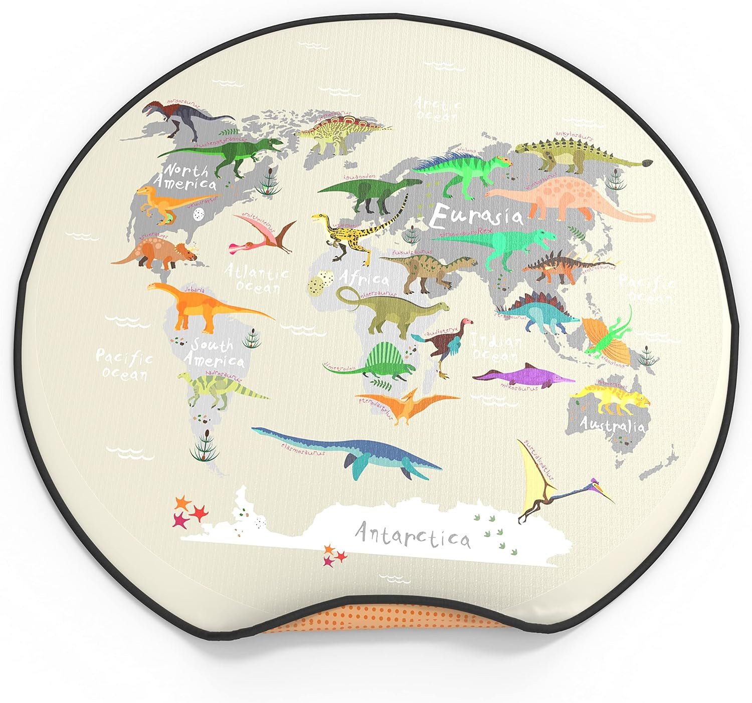 BABYBOET Splat Mat for Baby &ndash; under High Chair Floor Mat Protects Wood, Vinyl and Carpet from Spills &ndash; Waterproof 4 Layer Baby Mat with Anti-Skid Backing Deters Bunching and Sliding (51&rdquo; X 51&rdquo;)