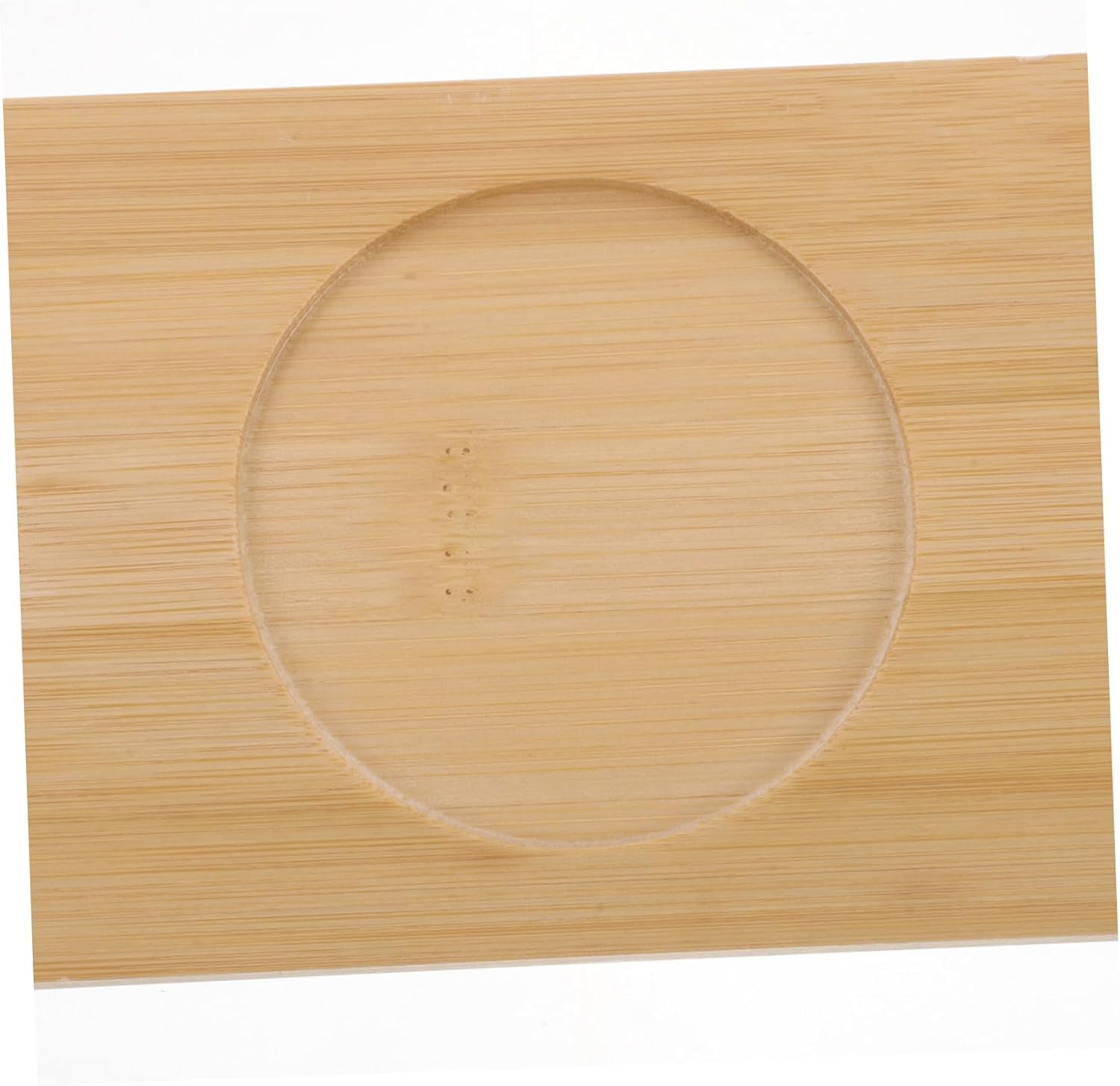 Garneck 4Hole Natural Bamboo Wine Coasters for Drinks Shot Holder Tray Holder for Servers Tasting Flight Boards Red Wine Glasses Whiskey Wooden Paddle Display Rack image number 4